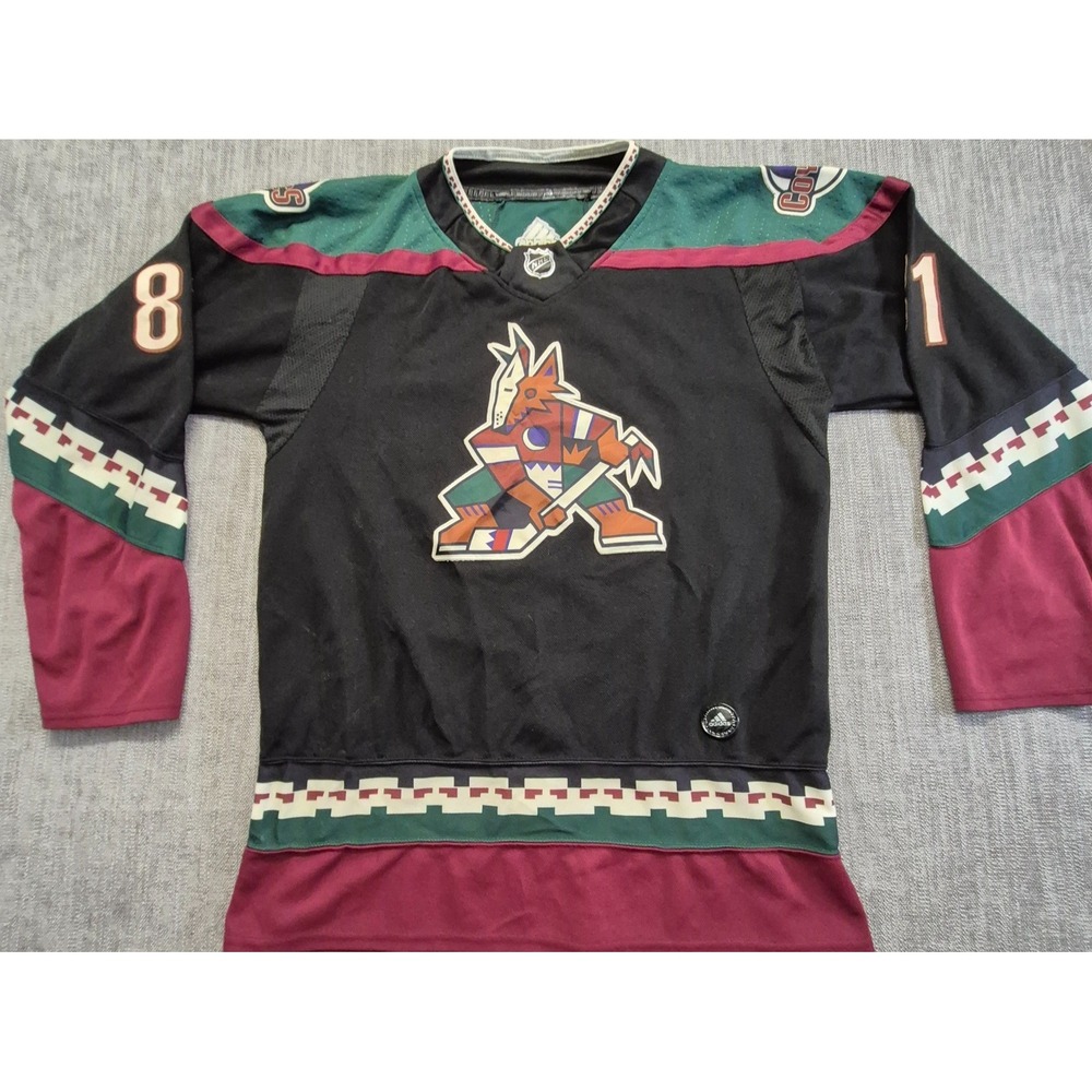 Adidas Arizona Coyotes Kachina Phil Kessel #81 NHL Hockey Jersey Men's 52 Black